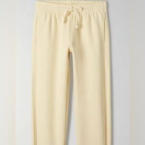 TNA - Yellow CozyAF Fleece Boyfriend Jogger Sweatpants